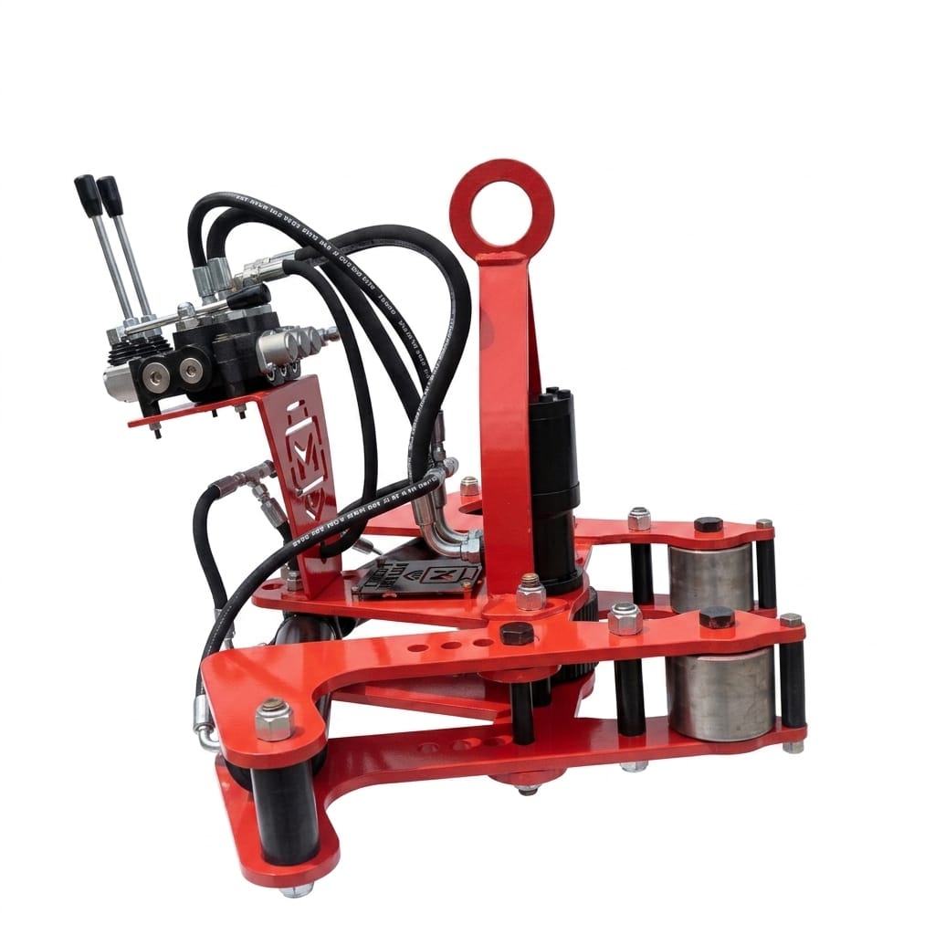 Chave morsa roto-hidráulica MX-01 com giro pra tubo de de 1” até 6” c/ 01 motor hidráulico - Imagem 2