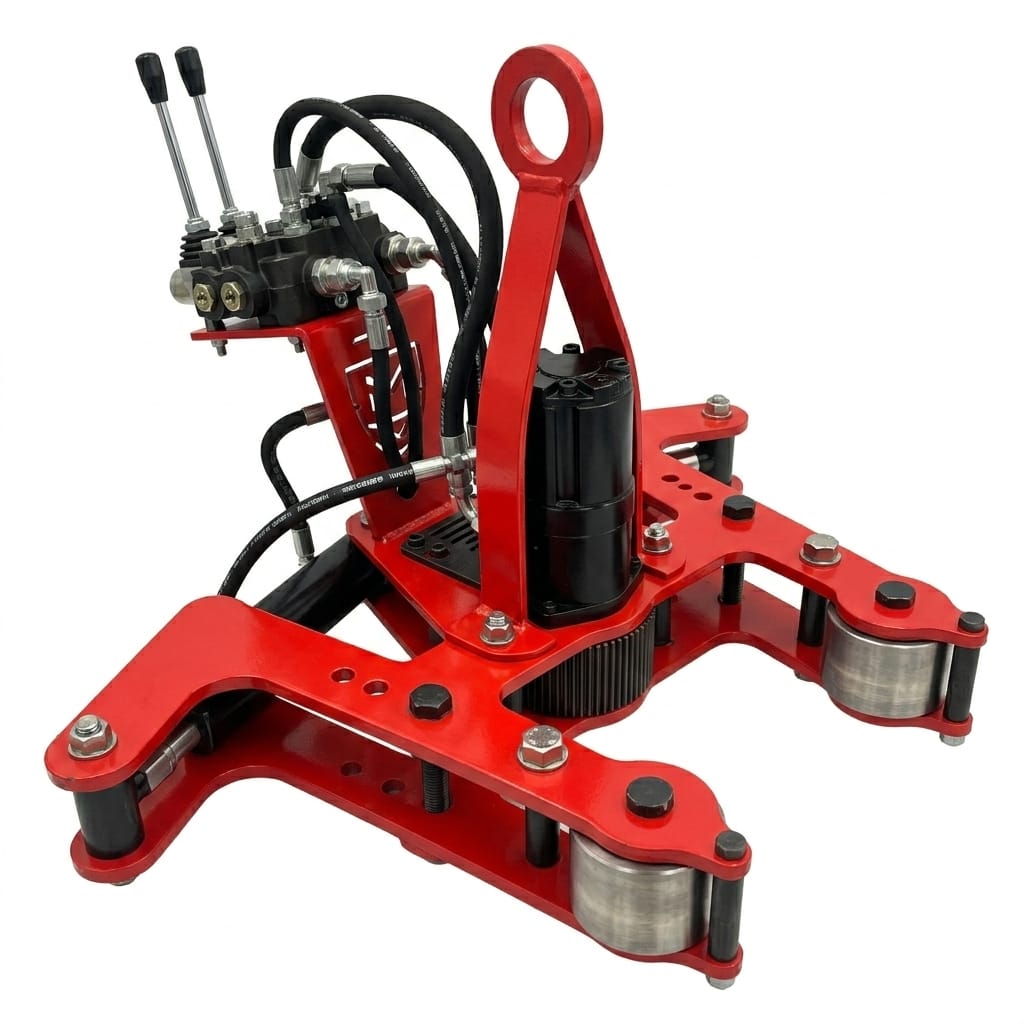Chave morsa roto-hidráulica MX-01 com giro pra tubo de de 1” até 6” c/ 01 motor hidráulico - Imagem 7