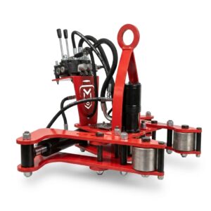 Chave morsa roto-hidráulica MX-01 com giro pra tubo de de 1” até 6” c/ 01 motor hidráulico