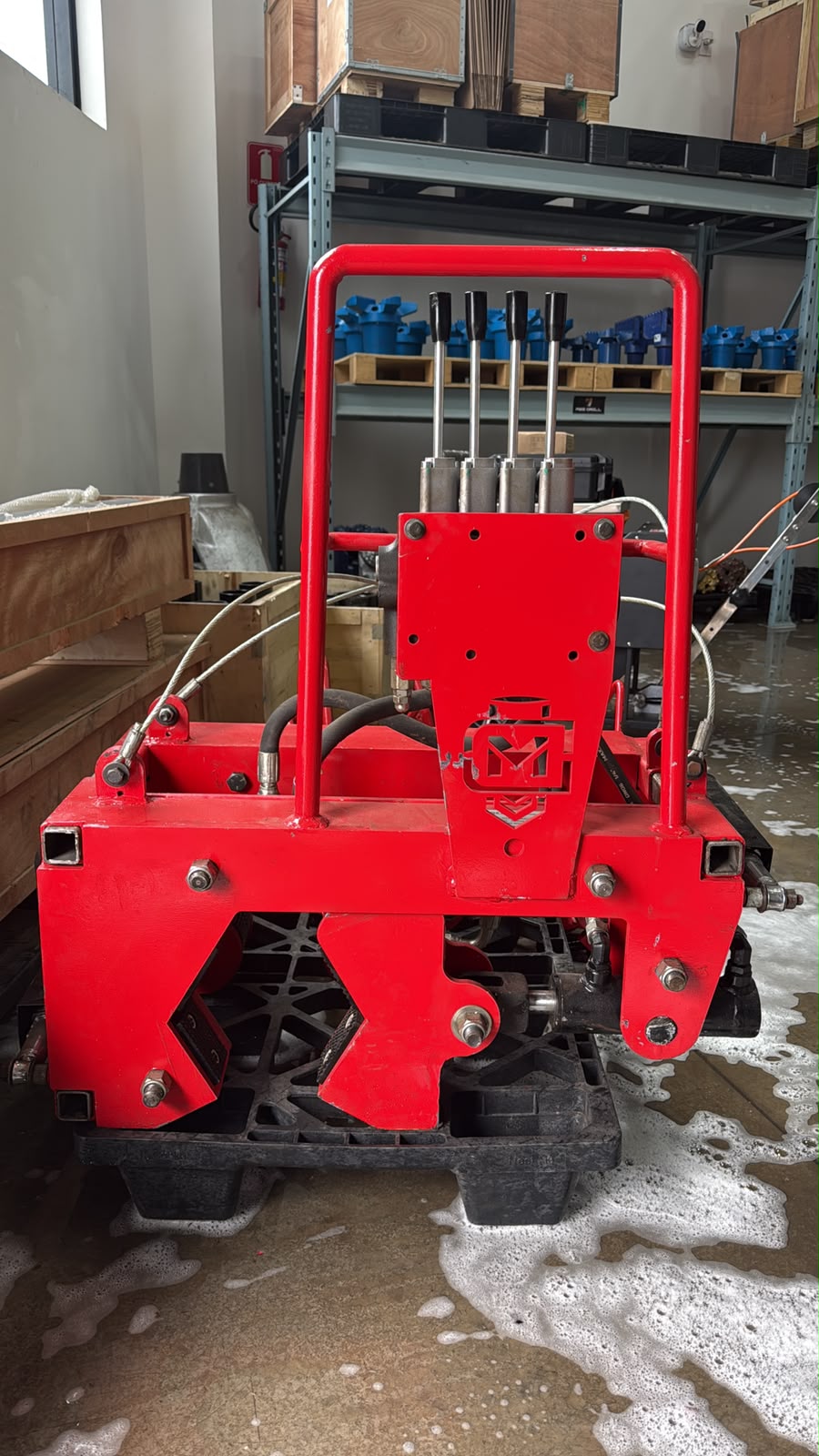 Chave de força hidráulica MX-02 com giro para retirada de tubo de 1.1/2¨ a 8¨ c/ 02 motores hidráulicos - Imagem 2